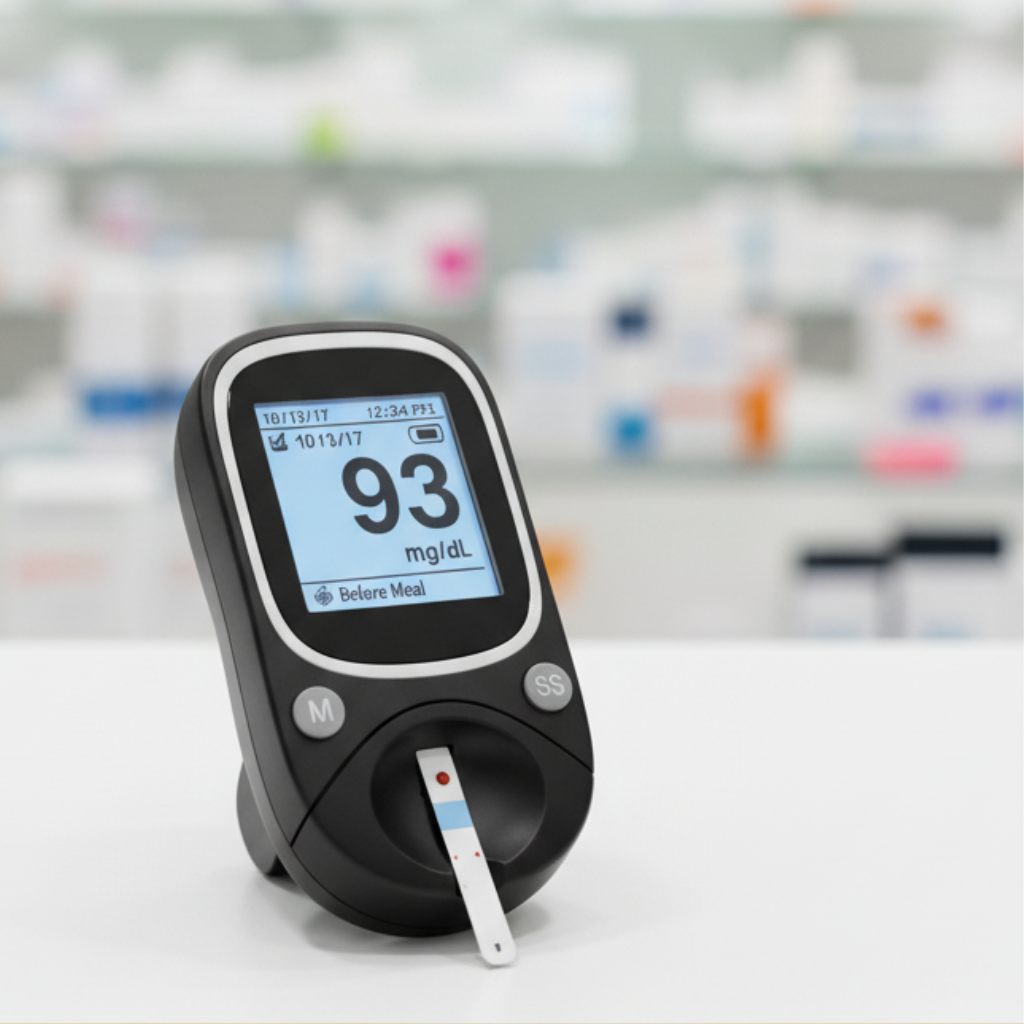 glucometer - diabetic supplies