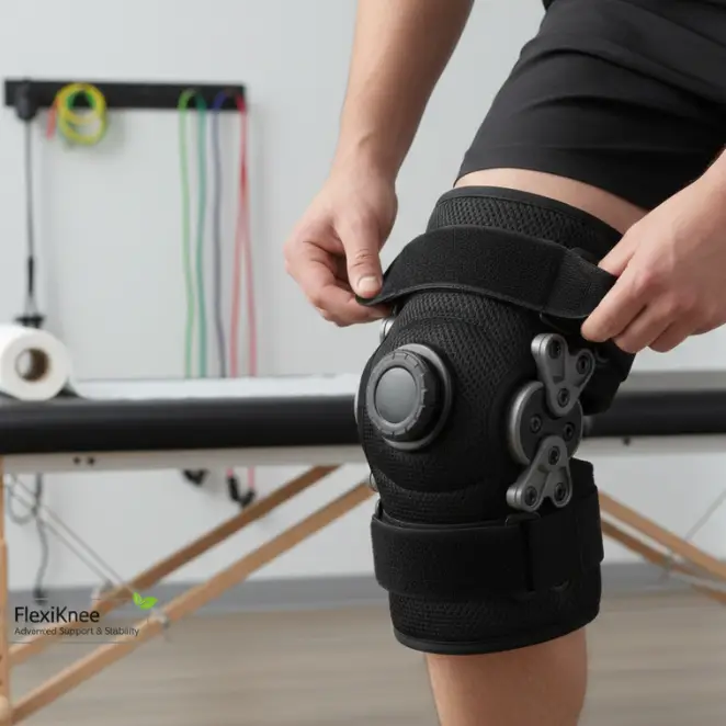 Professional Hinged Elastic Knee Brace - L1810,L1820 - Image 2