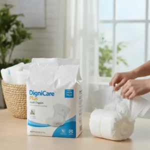 Pack of high-absorbency medical adult briefs (diapers) with side tabs - Alfa Healthcare Supply NY