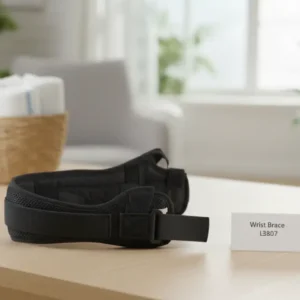 A rigid resting hand splint (WHFO) showing the neutral anatomical position for the wrist and fingers - Alfa Healthcare Supply NY.