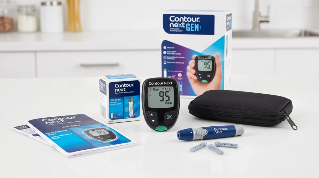 CONTOUR-NEXT-Blood-Glucose-Monitoring-System-How-to-Use-A-Complete