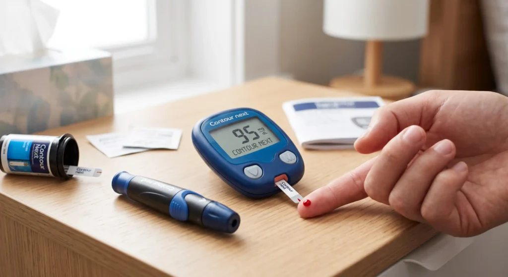 explains-CONTOUR-NEXT-blood-glucose-monitoring-system-how-to-use-it-in-simple-practical-language