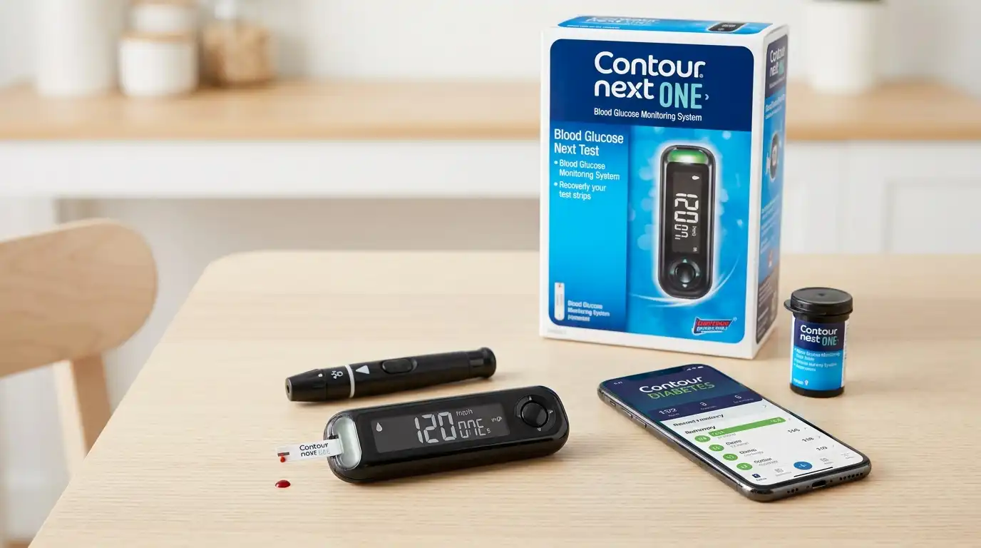 CONTOUR-NEXT-ONE-Blood-Glucose-Monitoring-System-A-Simple-Guide-for-Everyday-Blood-Sugar-Testing