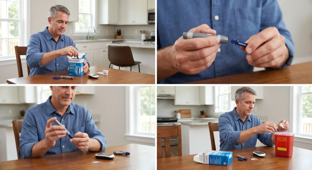 Easy-Comfort-Twist-Top-Lancets-30G-A-Simple-Guide-to-Blood-Glucose-Testing