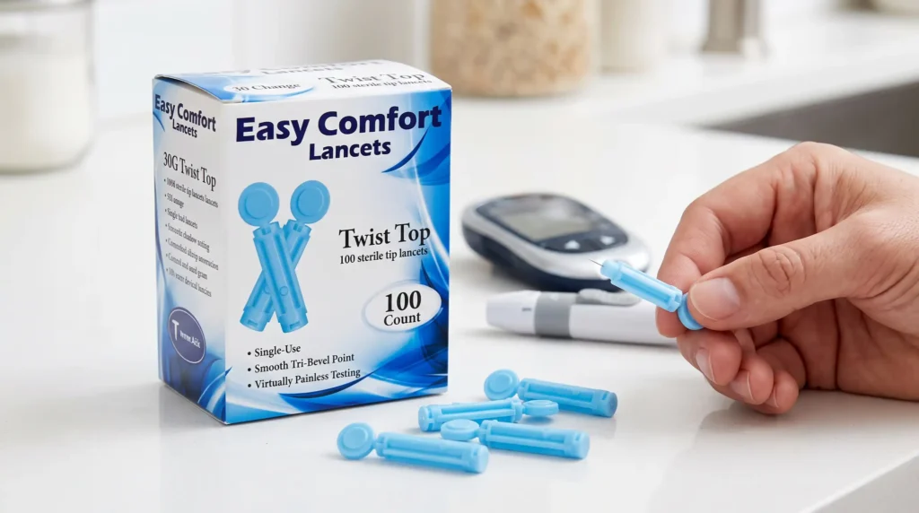Easy-Comfort-Twist-Top-Lancets-A-Simple-Comfortable-Choice-for-Blood-Sugar-Testing_alfahealthcare