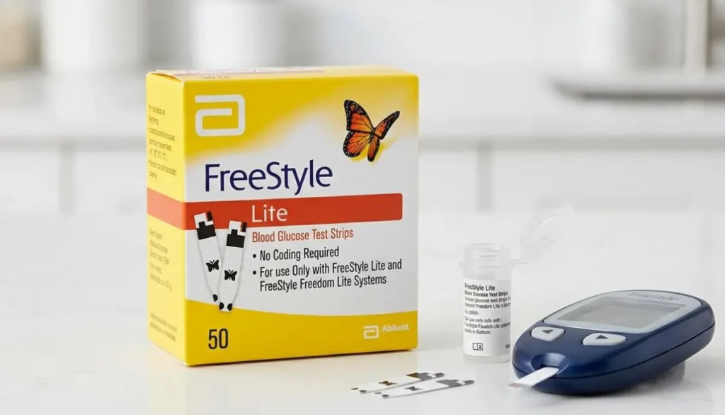 FreeStyle-Lite-Blood-Glucose-Test-Strips-50-Ct-for-Everyday-Blood-Sugar-Testing