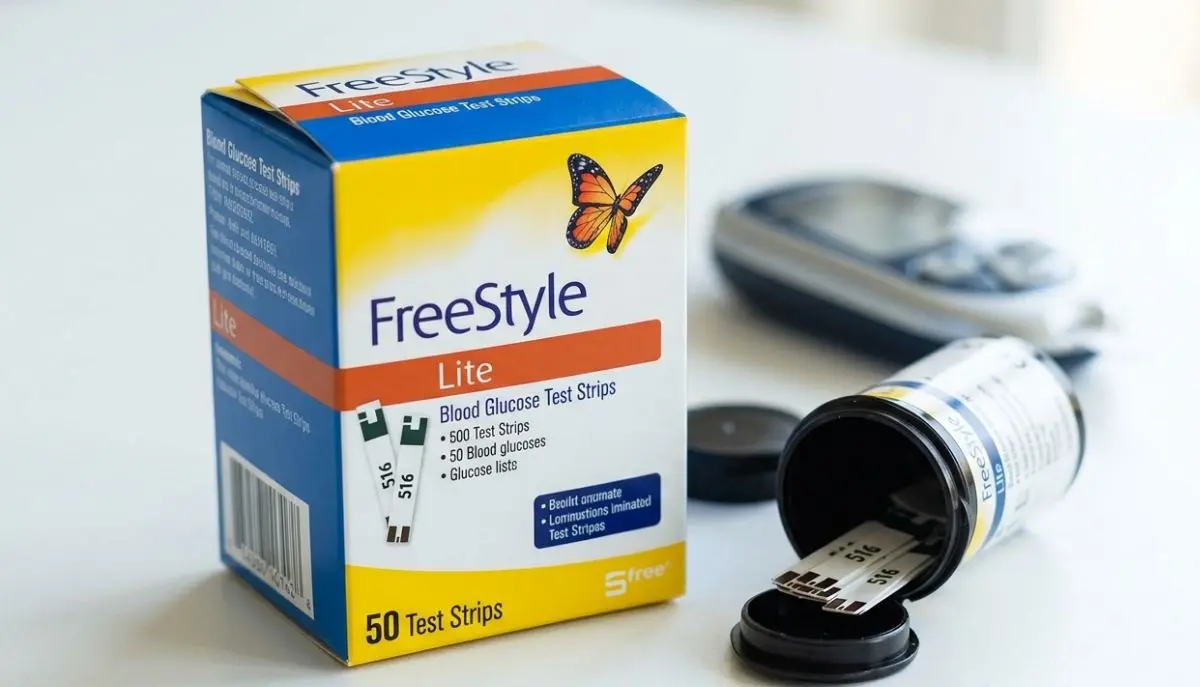 FreeStyle-Lite-Blood-Glucose-Test-Strips-Pack-of-50-A-Simple-Guide-to-Everyday-Blood-Glucose-Testing
