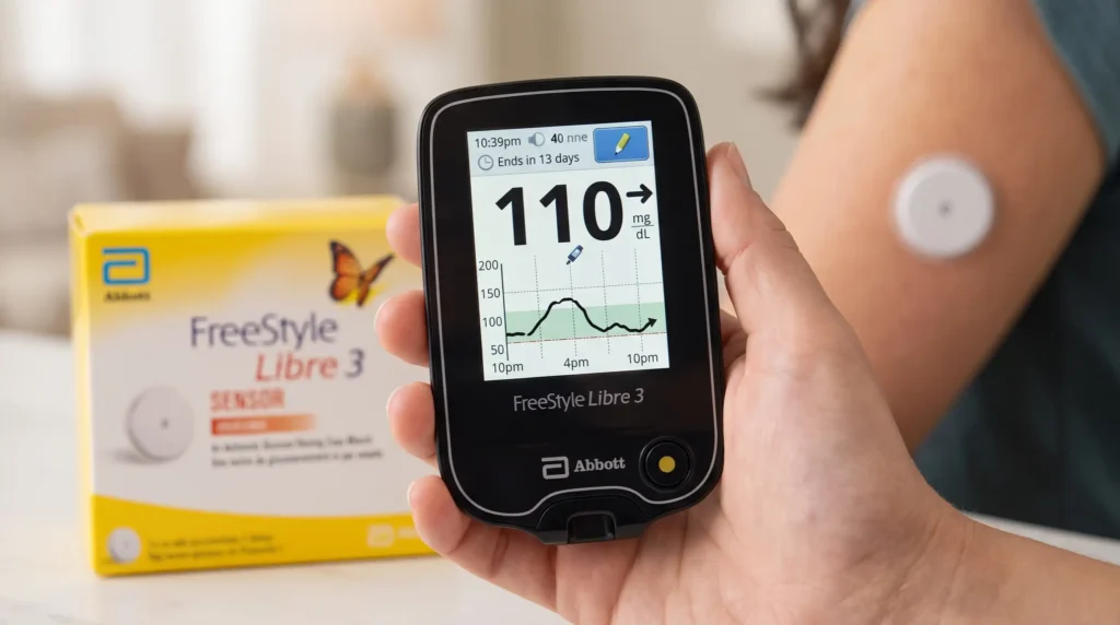 How-to-Check-Glucose-With-FreeStyle-Libre-3-Reader