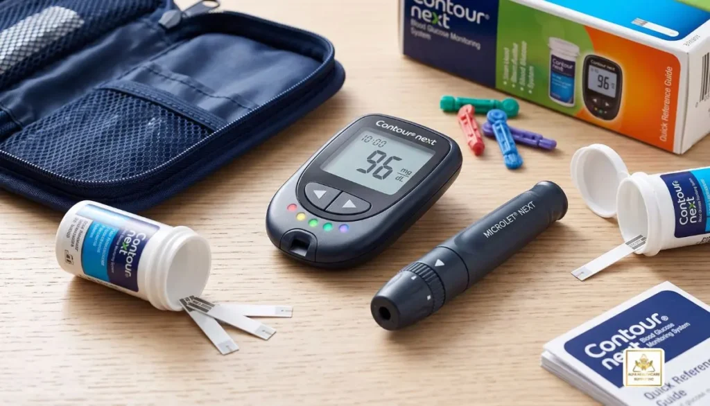 CONTOUR-NEXT-Blood-Glucose-Monitoring-System-A-Simple-Guide-to-Checking-Blood-Sugar